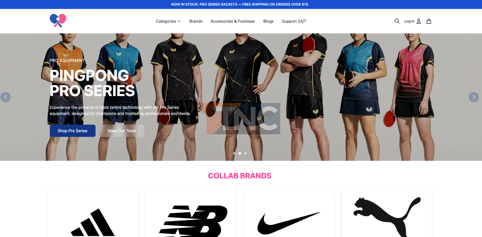 Tennis Shop